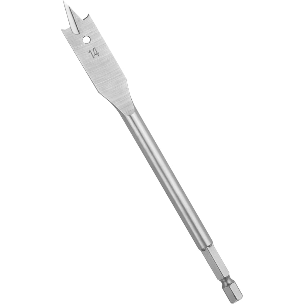 Изображение товара Сверло перовое по дереву 14 мм вертекстулс 1133-14 с шестигранным хвостовиком