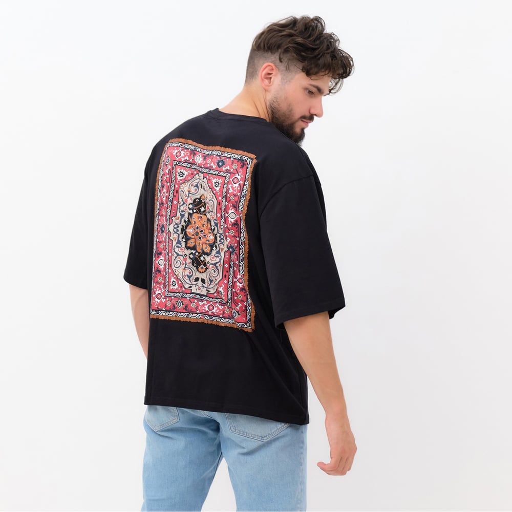 Изображение товара Футболка мужская KAFTAN Russian style черный размер 52