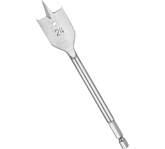 Изображение товара Сверло перовое по дереву (24 мм; шестигранный хвостовик) vertextools 1133-24