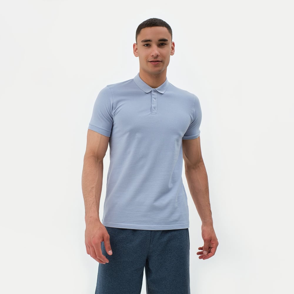 Изображение товара Мужская футболка-поло MINAKU Basic line цвет серый размер 54