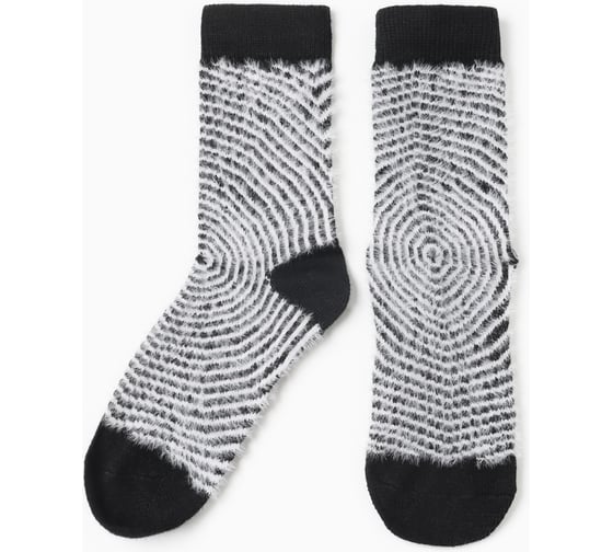 Изображение товара Носки женские махровые MINAKU цвет черный, размер 36-41 10500079