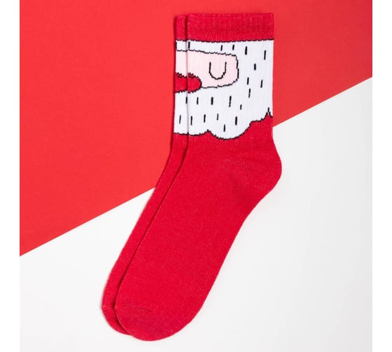 Изображение товара Носки женские KAFTAN "Санта" размер 36-40 (23-25 см) 7070279