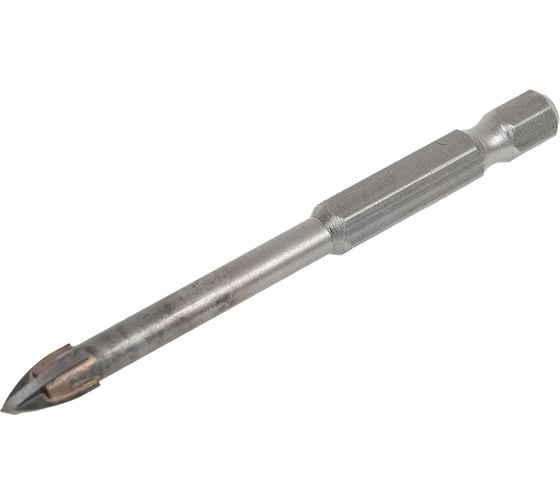 Изображение товара Сверло по стеклу и керамике в блистере CROSS (6х76 мм; HEX; 4 грани) под шуруповерт Novocraft CXCR6076