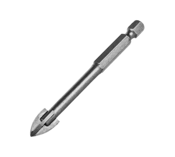 Изображение товара Сверло по стеклу и керамике CROSS (5х65 мм; HEX; 4 грани) под шуруповерт Novocraft CXCR5065