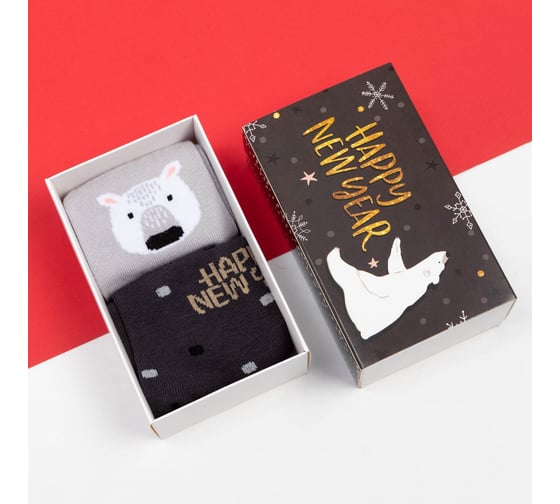 Изображение товара Набор женских носков KAFTAN "Snow" размер 36-40 (23-25 см), 2 пары 5096517