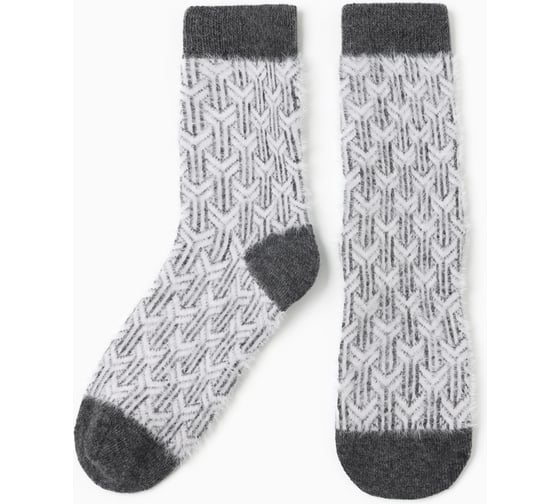 Изображение товара Носки женские махровые MINAKU цвет серый, размер 36-41 10500074