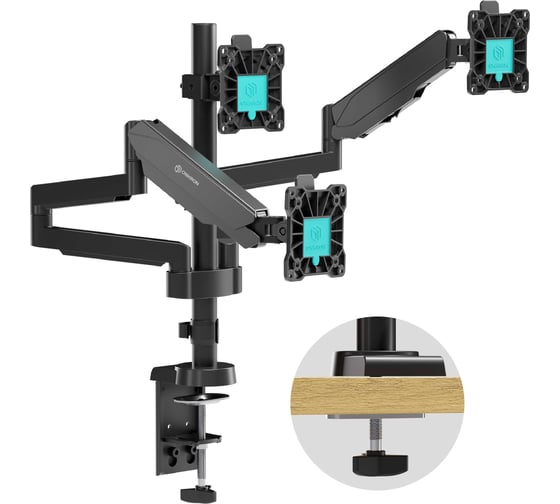 Изображение товара Кронштейн для трех мониторов ONKRON G280