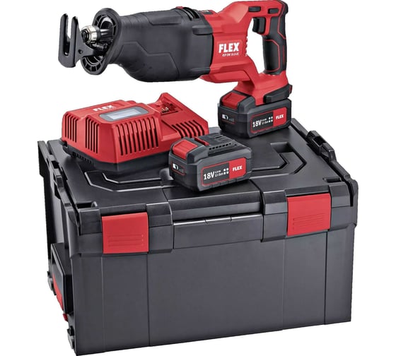 Изображение товара Аккумуляторная сабельная пила с маятниковым ходом FLEX RSP DW 18.0-EC/5.0 Set 469084