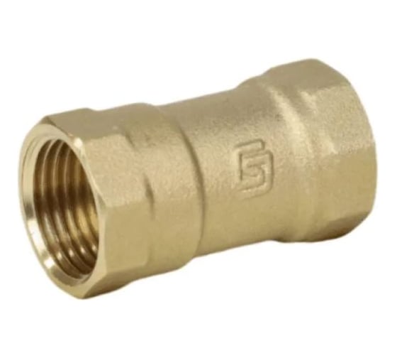 Изображение товара Клапан обратный пружинный SantechSystems Эко Ду25 Ру16 м/м латунь+EPDM 019-3090