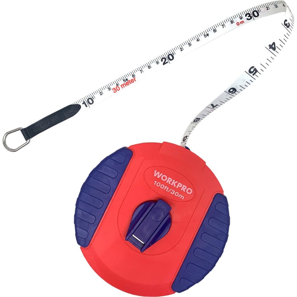 Изображение товара Рулетка WORKPRO 30 м с фибергласовым корпусом WP263001