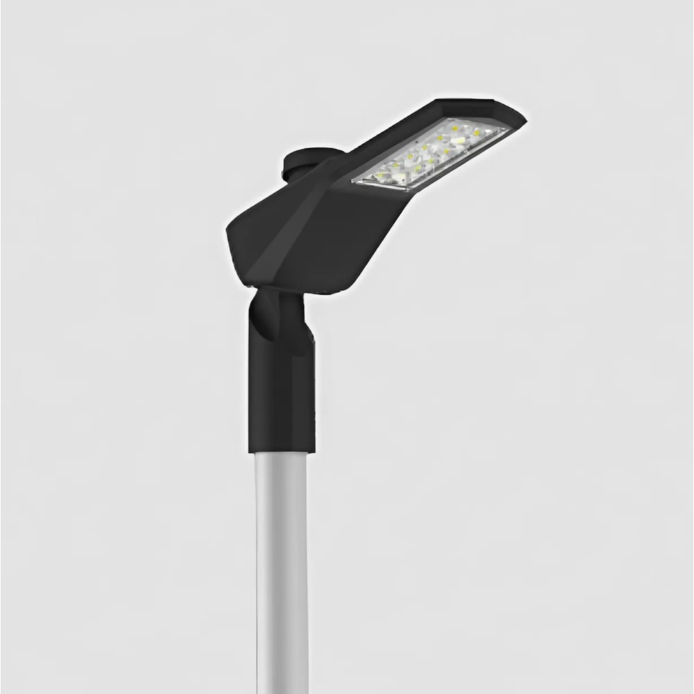 Светодиодный светильник уличный VARTON Levante Crosswalk 50 Вт кронштейн 48 мм 5000 K 1..10V NEMA RAL9005 черный муар V1-S1-90648-40U25-6605050