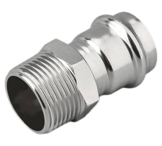 Изображение товара Муфта SantechSystems нержавеющая сталь AISI 304, Дн18x1/2" пресс/НР 129-9044