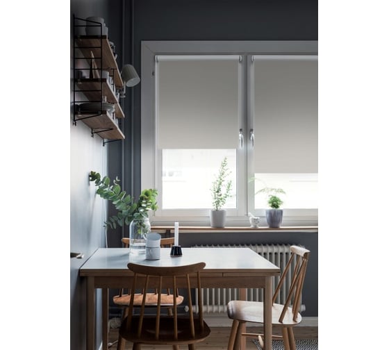 Изображение товара Рулонная штора Эскар Blackout, LUX цвет кофейный 43x170 см, арт. 81742043170