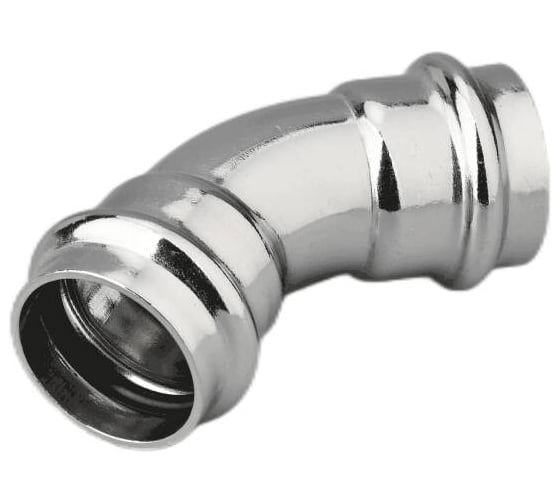 Изображение товара Отвод SantechSystems нержавеющая сталь AISI 304, Дн54x45 гр, пресс 129-8954