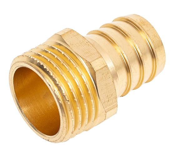 Изображение товара Переходник для шланга SantechSystems латунь, Дн16x1/2" НР, неразъемный 018-2098