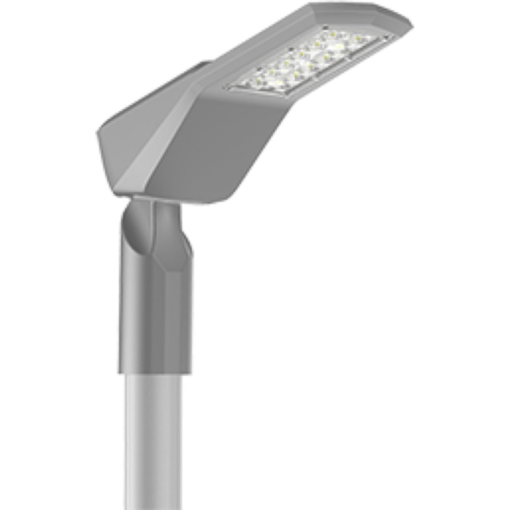 Изображение товара Светодиодный светильник уличный VARTON Levante Road 50 Вт кронштейн 48 мм 4000 K серый RAL7045 муар V1-S1-70648-40L32-6605040