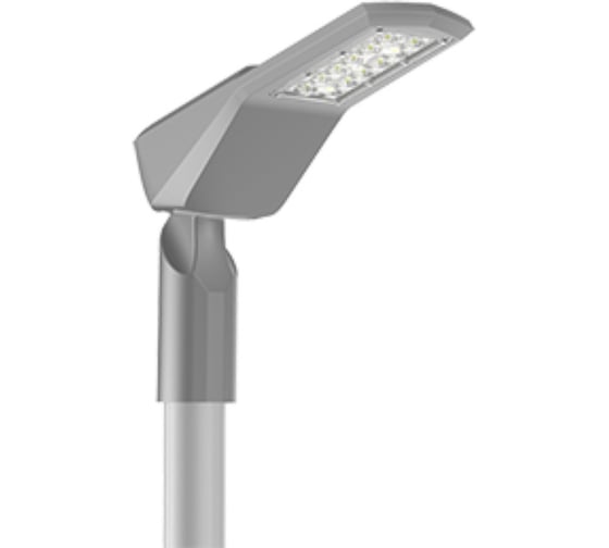 Изображение товара Светодиодный светильник уличный VARTON Levante Urban 40 Вт кронштейн 60 мм 4000 K серый RAL7045 муар V1-S1-70660-40L30-6604040