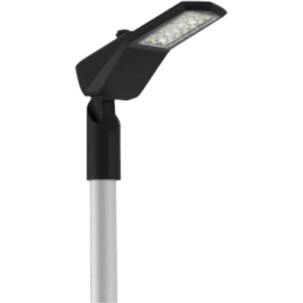 Светодиодный светильник уличный VARTON Levante Yard 40 Вт кронштейн 60 мм 3000 K RAL9005 черный муар DALI ZHAGA V1-S1-90660-40Y05-6604030