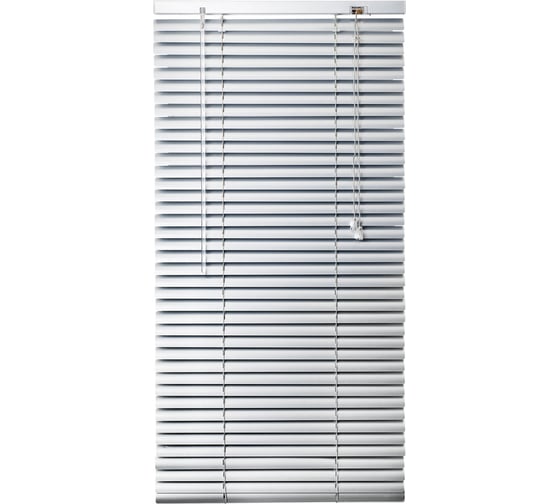 Изображение товара Горизонтальные жалюзи Эскар алюминий, серебро, 60х160см, 5018060160