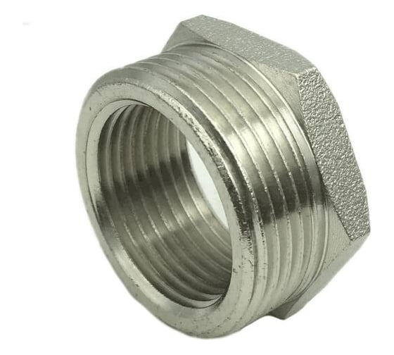 Изображение товара Футорка SantechSystems Ду32x25 р/м, латунь, никель 127-9201