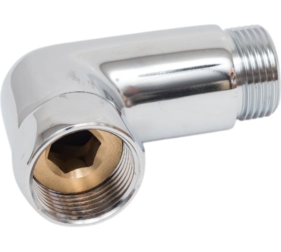 Изображение товара Соединитель для полотенцесушителя SantechSystems угловой, 3/4"x3/4", нак/г/НР, в/к 129-3091