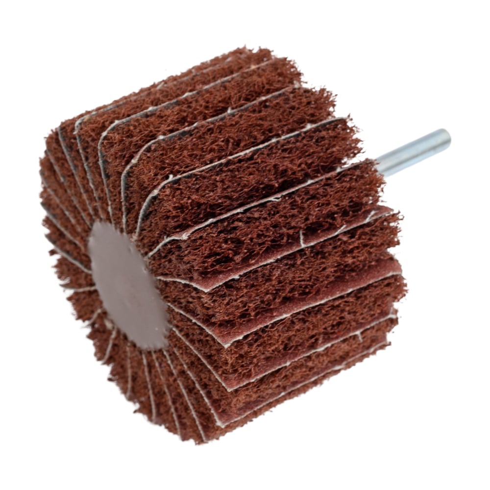 Изображение товара Щетка комбинированная шлифовальная на шпинделе SKM Toyev 80x50 мм P100