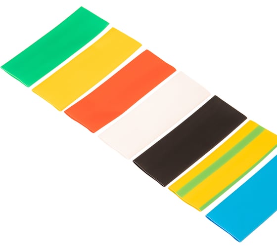 Изображение товара Набор термоусаживаемых трубок REXANT №19 ТУТ нг 15/7,5мм, 7 цветов (упак. 21 шт. по 10см) 29-0119