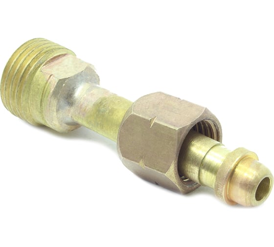 Изображение товара Переходник рукавный (М12 гайка-М16 наружная, левые; 60 мм) СваркаДжет 4301010803073