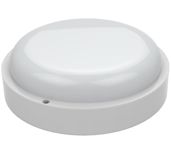 Изображение товара Светильник ЖКХ GAUSS LITE круг 12W 980lm 6500K 200-240V IP65 D140х48мм белый LED 1/40 126418312