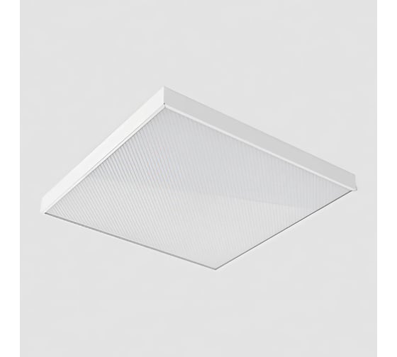 Изображение товара Светодиодный светильник VARTON A070 2.0 офисный встраиваемый/накладной 30 Вт 4000 K 595x595x50 мм IP40 с рассеивателем призма V1-A0-00070-01PR0-4003040