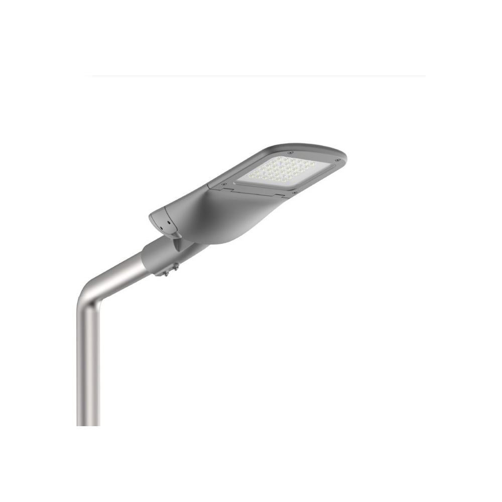Светодиодный уличный светильник VARTON Tornado Urban 50 Вт крепление на консоль 4000 K серый RAL7045 V1-S1-70496-40L30-6605040