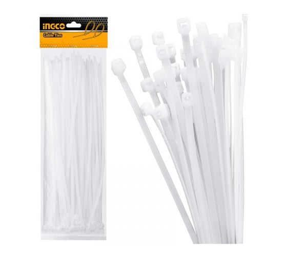 Изображение товара Кабельные стяжки INGCO 300х4,8 мм, 100 шт. HCT3002