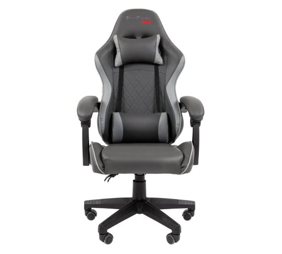 Изображение товара Офисное кресло CHAIRMAN CH28 экокожа, черно-серый 00-07162899