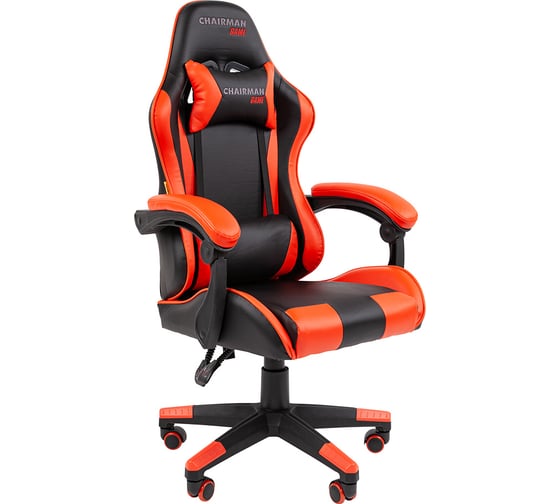 Изображение товара Офисное кресло CHAIRMAN CH29 экокожа, черно-красный 00-07145970