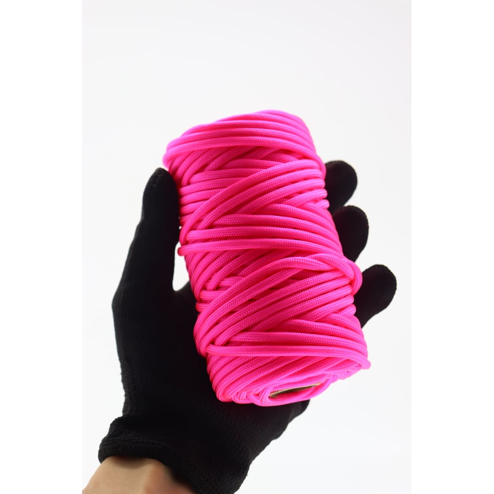 Изображение товара Паракорд полиамидный truEnergy 4 мм с сердечником, 30 м розовый