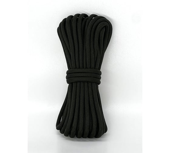 Изображение товара Шнур паракорд полиамидный truEnergy 4 мм, с сердечником, "9 нитей", хаки, моток 5 м 12759