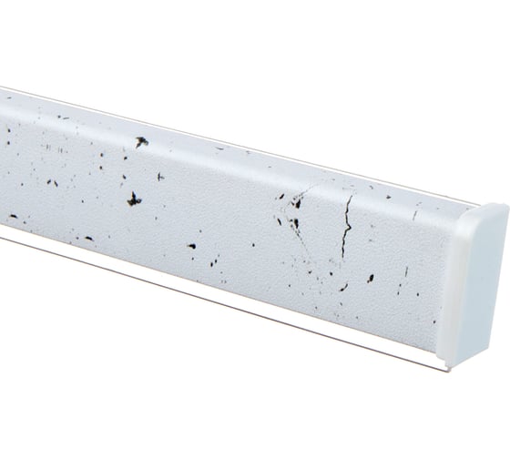 Изображение товара Плинтус ООО ДЕКОПЛИНТ КВАДРО Д № 3028 мрамор марквина белый, 3.05 м K3028