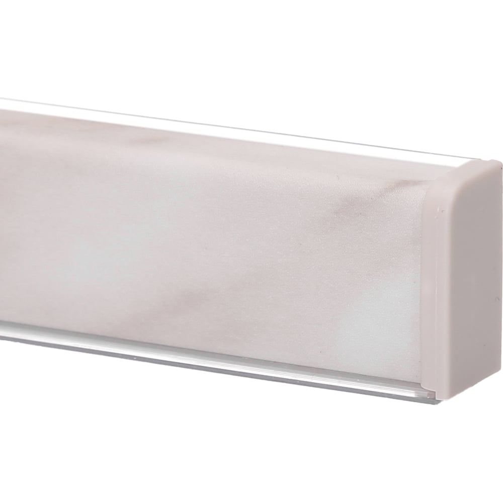 Изображение товара Плинтус ДЕКОПЛИНТ КВАДРО Д № 2424 мрамор серый 3.05 м