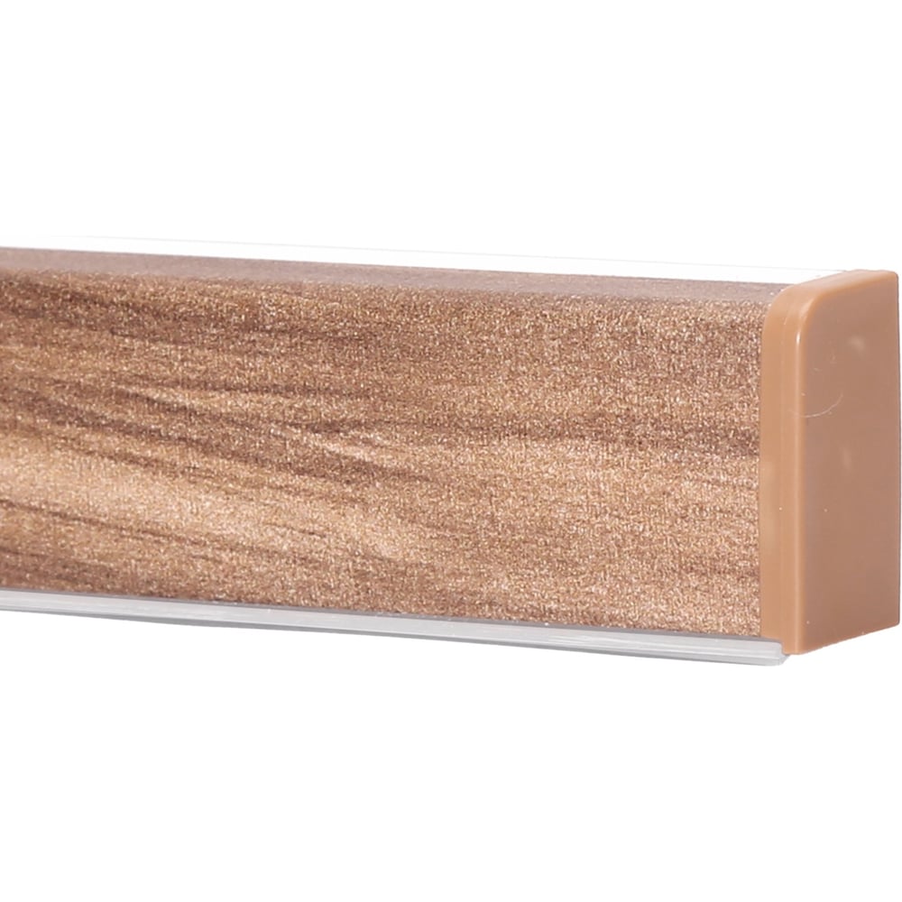 Изображение товара Плинтус ПВХ ООО ДЕКОПЛИНТ КВАДРО Д индийское дерево, 3.05 м