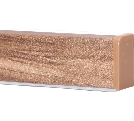 Изображение товара Плинтус ООО ДЕКОПЛИНТ КВАДРО Д № 0690 индийское дерево, 3.05 м K0690