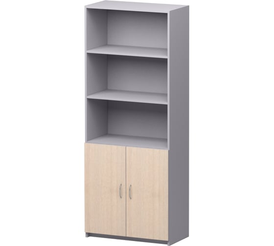 Изображение товара Шкаф Комфорт-Питер Бюджет 2552 (402651,402879) 030 Серый 430 Дуб Шамони светлый 2552.030.430