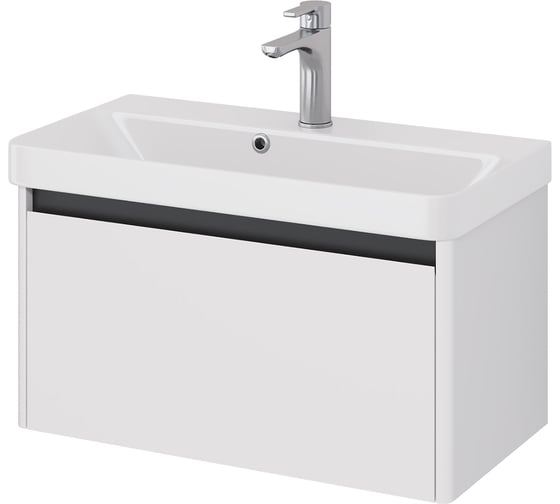 Изображение товара Тумба Dreja Luxury, 70 см, подвесная, 1 ящик, белый матовый 99.2010