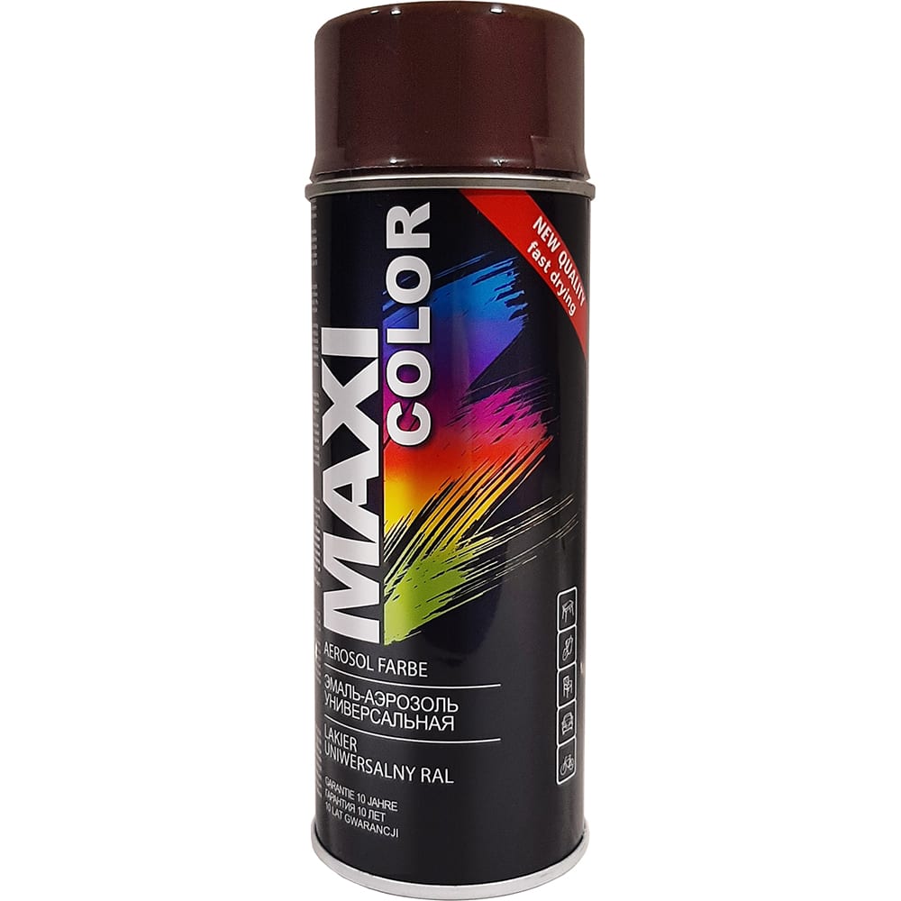 Эмаль-аэрозоль Maxi Color крем краска для волос syoss color тон 4 8 каштановый шоколадный