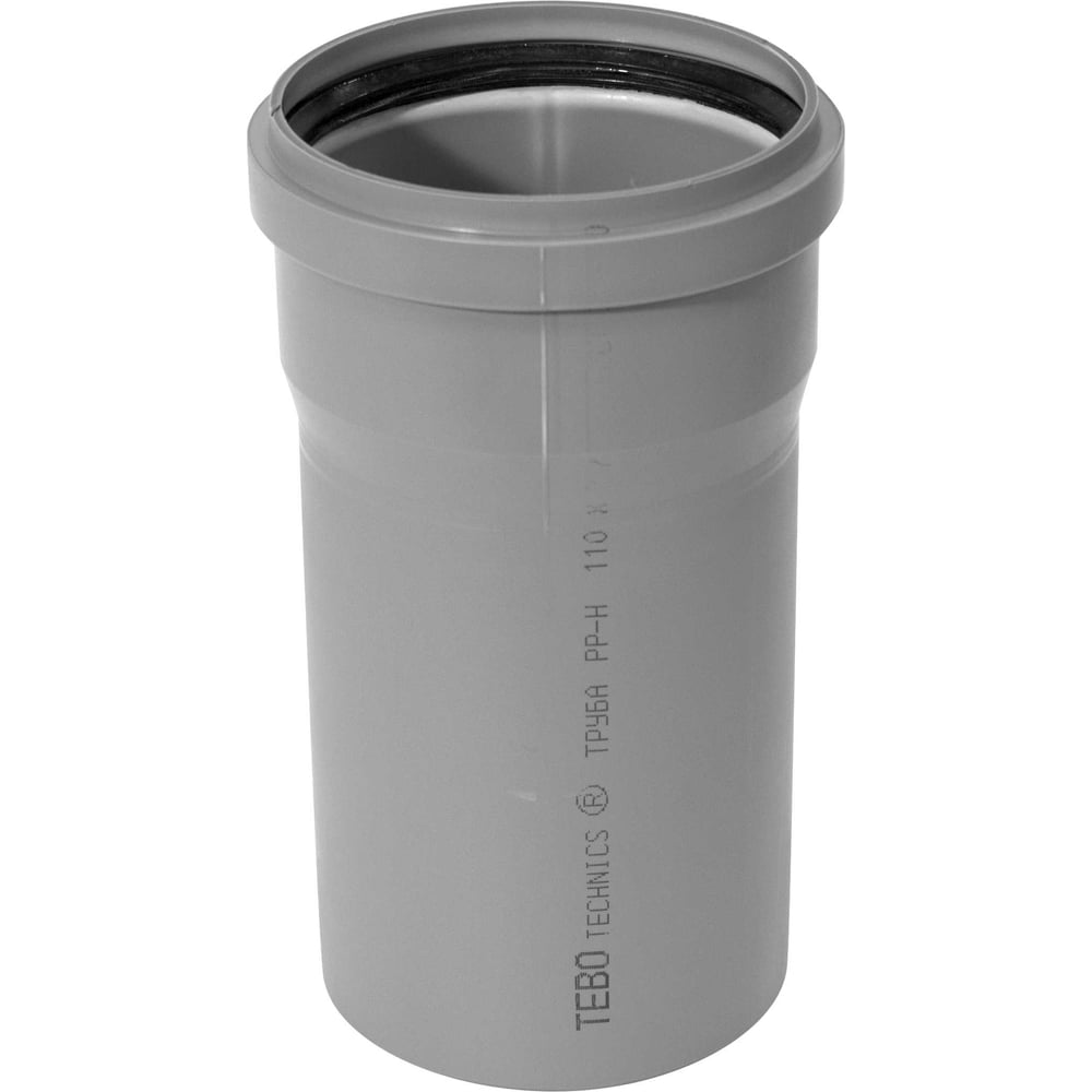 Изображение товара ПП труба внутренней канализации TEBO 40x1,8x250 мм профессиональная