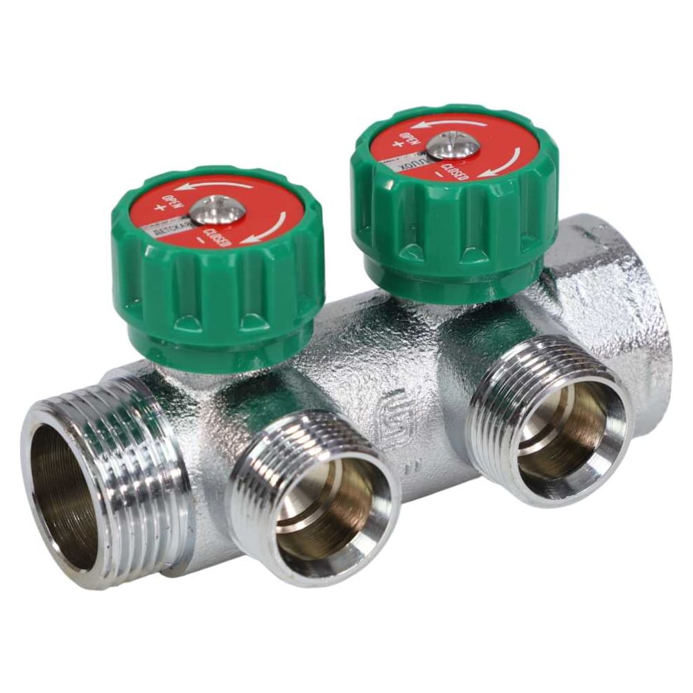 Изображение товара Коллектор SantechSystems с регулирующими клапанами 1 дюйм