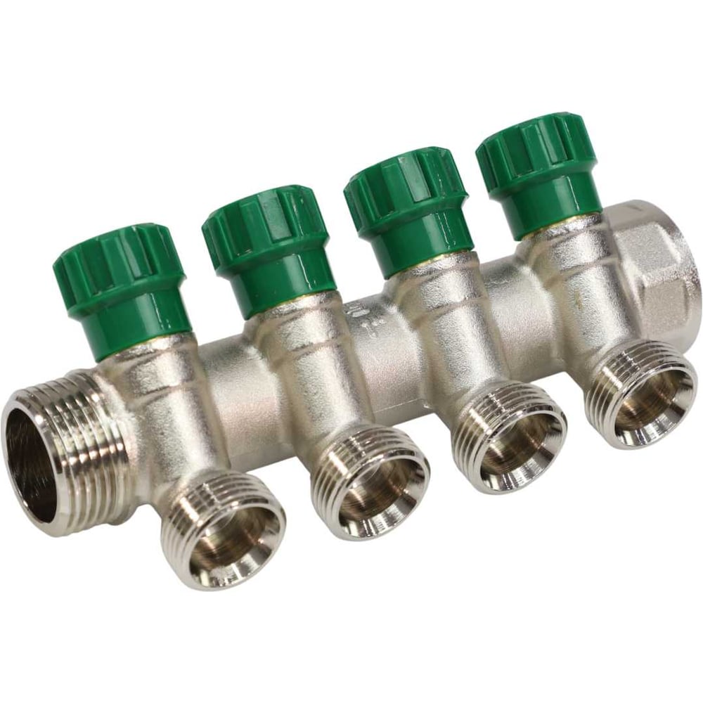 Изображение товара Коллектор с регулирующими клапанами SantechSystems 1 дюйм 4 خروجa 3/4EK М