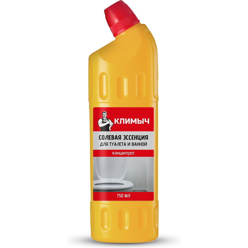 Изображение товара Климыч солевая эссенция для ванн и туалета 750 мл концентрат