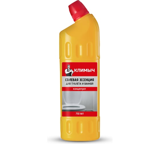 Изображение товара Солевая эссенция для туалета и ванной Климыч (концентрат), 750 мл CLM0103