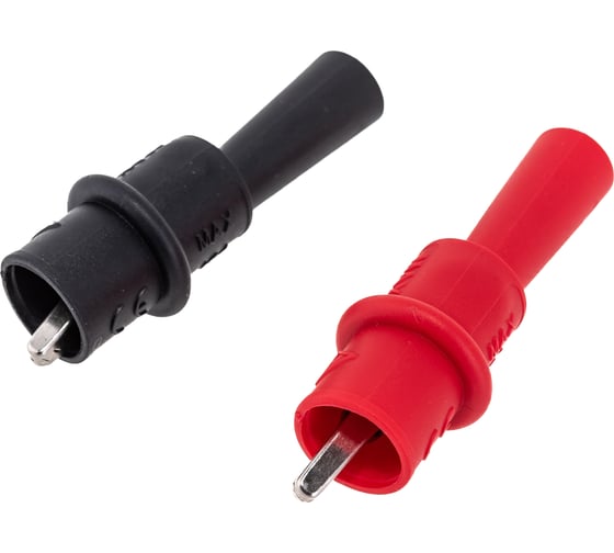 Изображение товара Зажимы крокодилы в кожухе UNI-T UT-C05AM4 комплект, красный/черный 00-00005632