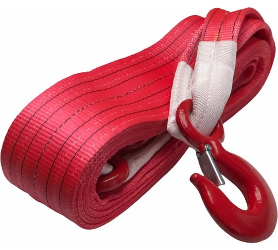 Изображение товара Буксировочный трос ленточный ТРАСТ БТЛ-35 крюк-крюк 35тн5,0м 4687202126163